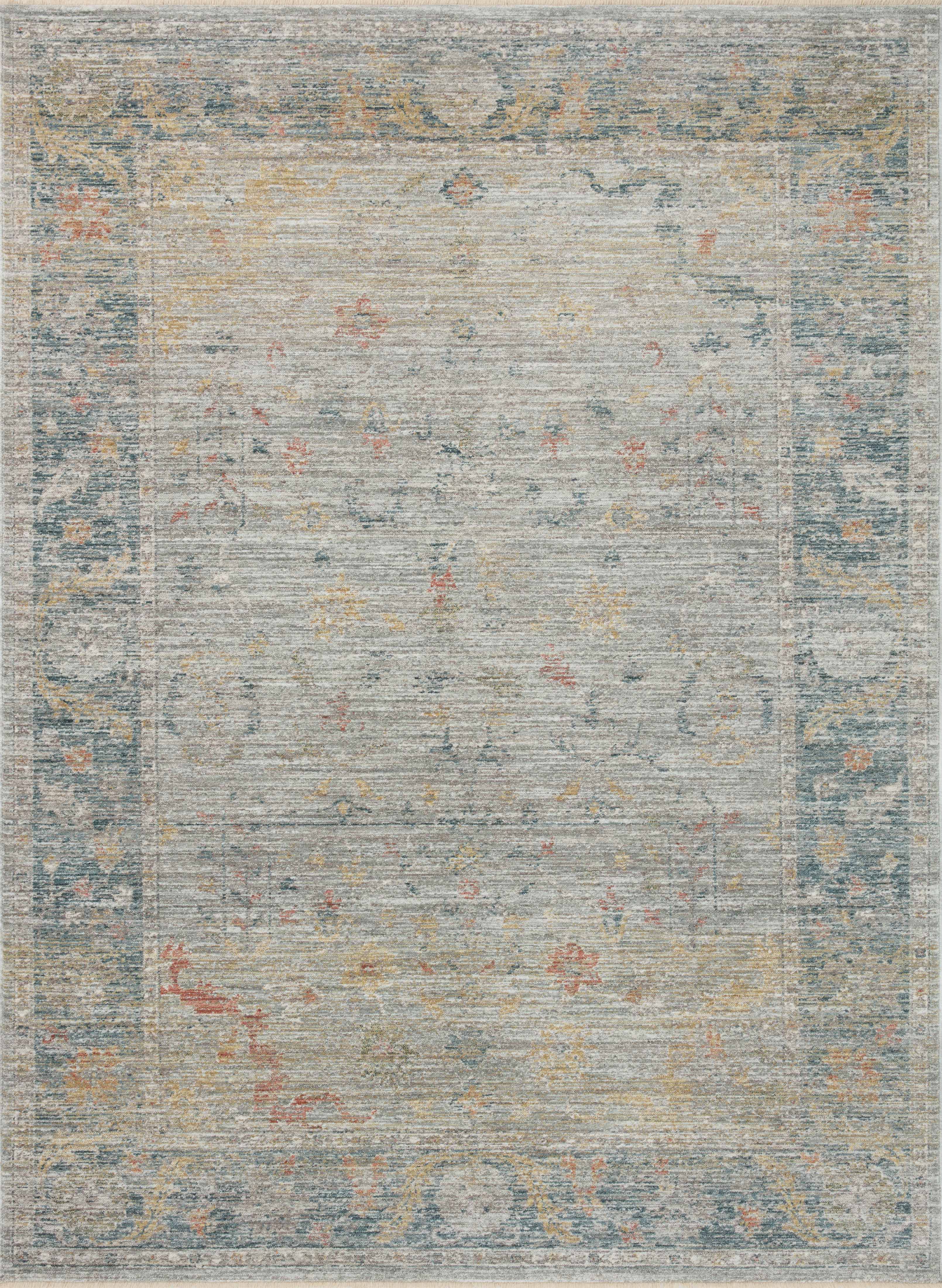 Magnolia Home by Joanna Gaines x Loloi Millie Slate / Multi Rug 0-patterned rugs Loloi