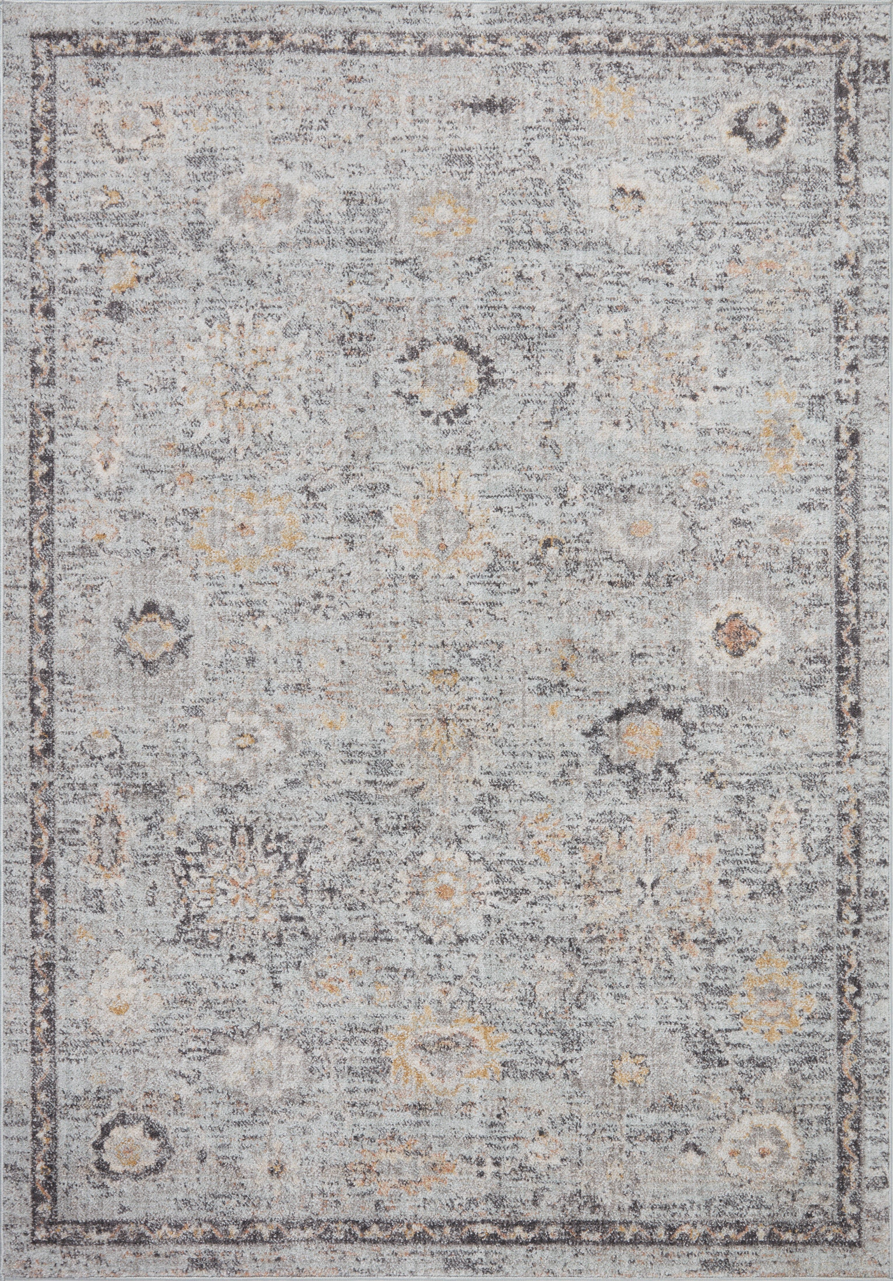 Loloi Monroe Sky / Gold Rug 0-RUGS-patterned Loloi