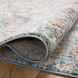 Loloi Odette Sky / Rust Rug 0-RUGS-patterned Loloi