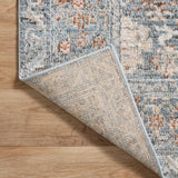 Loloi Odette Sky / Rust Rug 0-RUGS-patterned Loloi