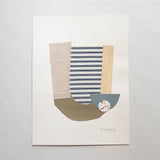 "Line Work" by Holly Young ARTWORK - collage Holly Young