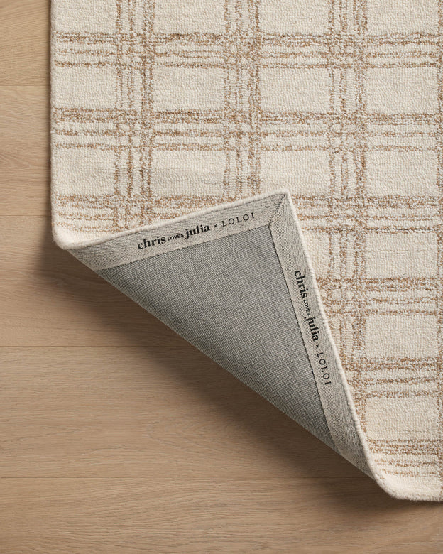 Chris Loves Julia x Loloi Polly Cream / Sand Rug 0-RUGS - jute Loloi