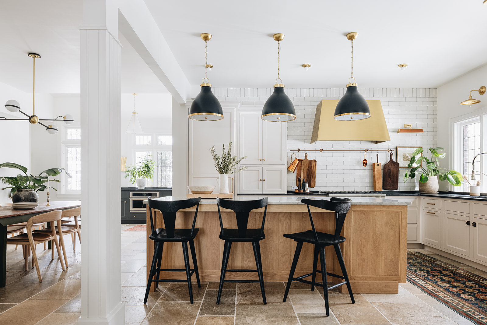 Painted No.3 Pendant - by Mark D. Sikes LIGHTING - pendant Hudson Valley Lighting