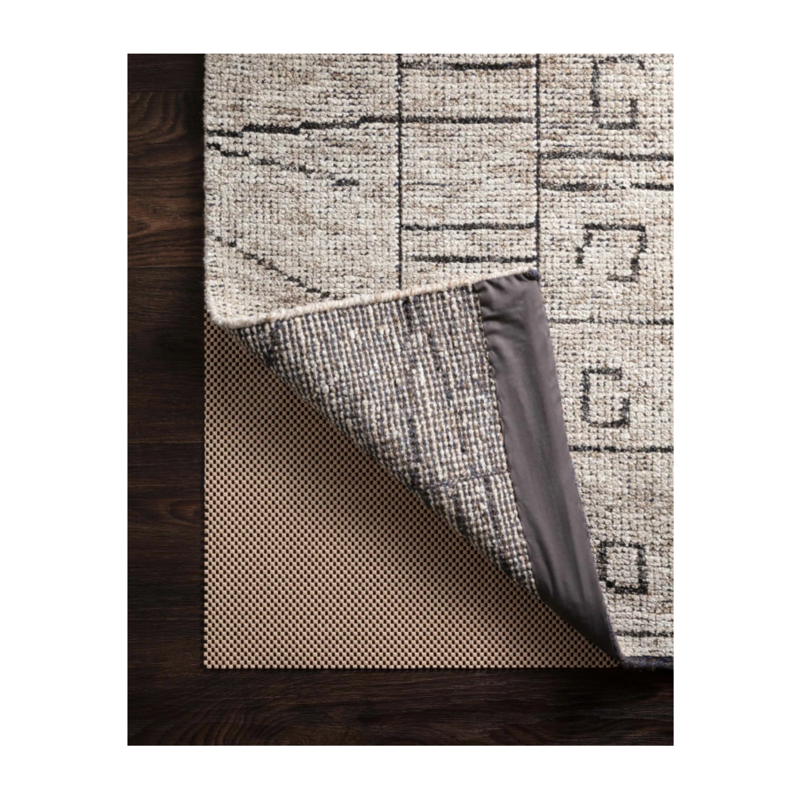 Premium Grip Rug Pad 0-patterned Loloi