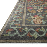 Rifle Paper Co. x Loloi Rosa Black Rug 0-RUGS-patterned Loloi