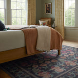 Rifle Paper Co. x Loloi Rosa Black Rug 0-RUGS-patterned Loloi