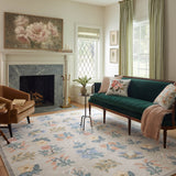 Rifle Paper Co. x Loloi Rosa Hawthorne Cream Rug 0-RUGS-patterned Loloi