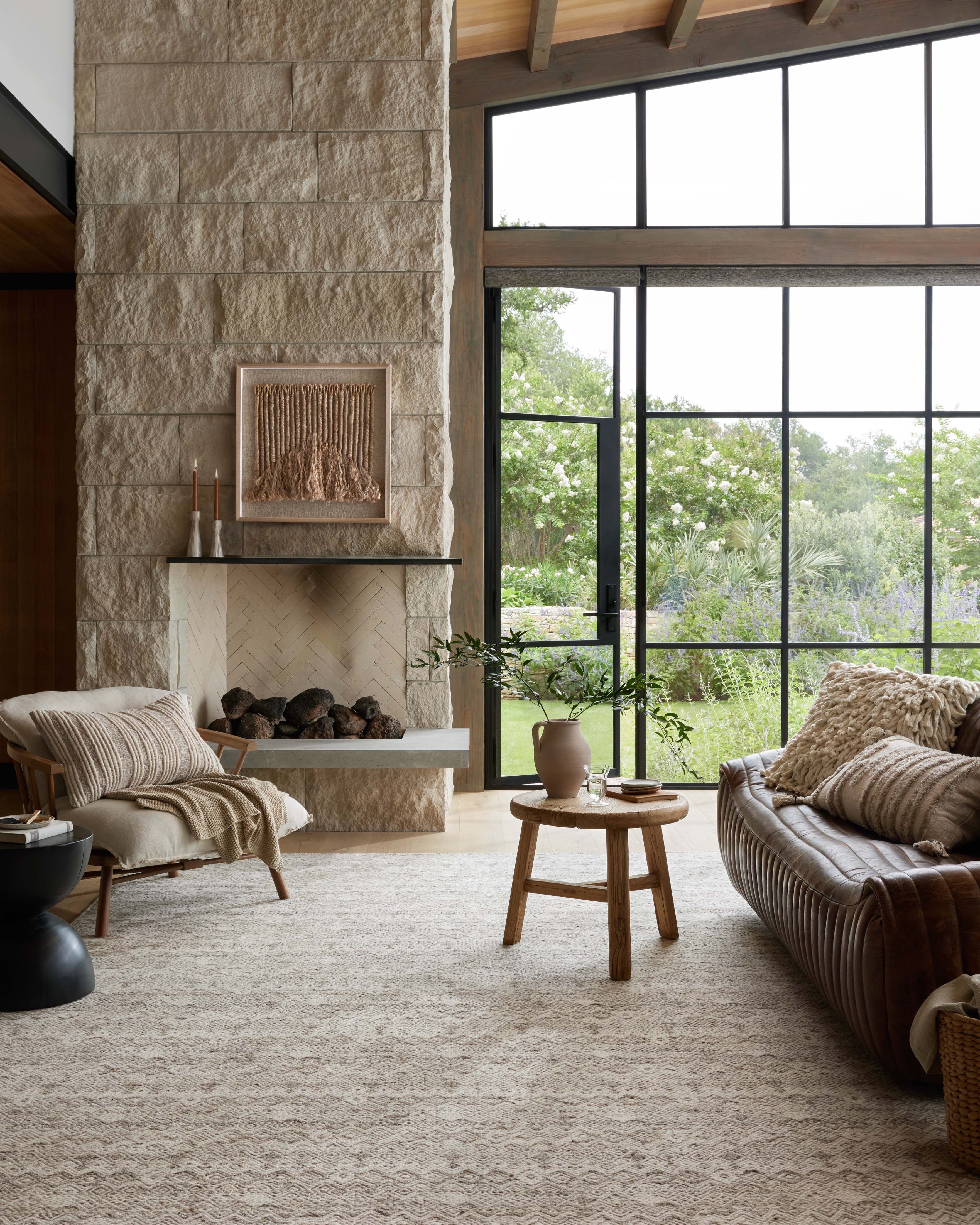 Loloi Raven Dove / Ivory Rug 0-RUGS - wool Loloi