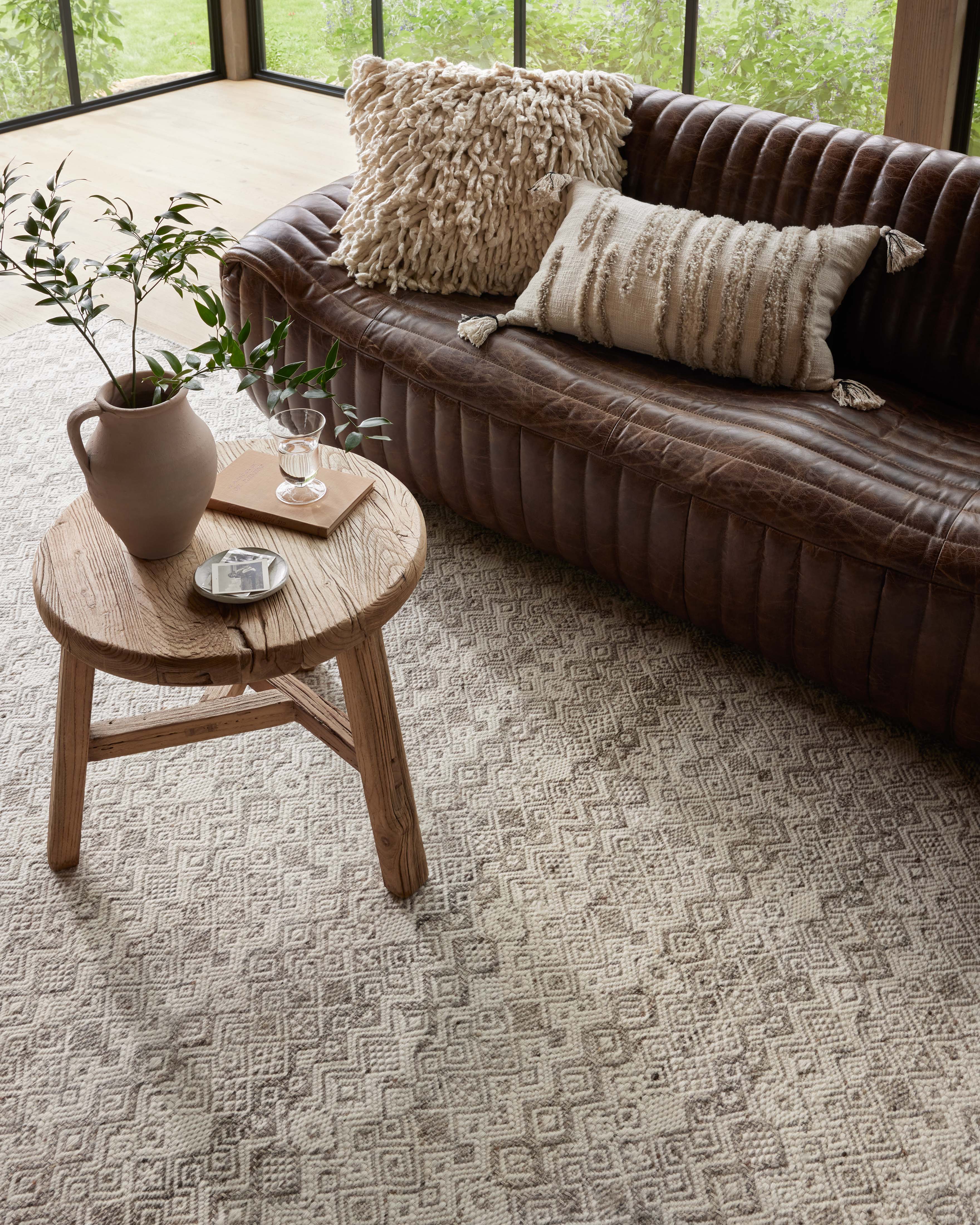 Loloi Raven Dove / Ivory Rug 0-RUGS - wool Loloi