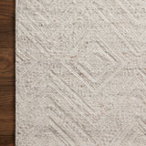 Loloi Raven Ivory / Pebble Rug 0-RUGS - wool Loloi