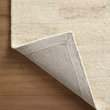 Amber Lewis x Loloi Rocky Natural / Fog Rug 1-natural fibre rugs Loloi