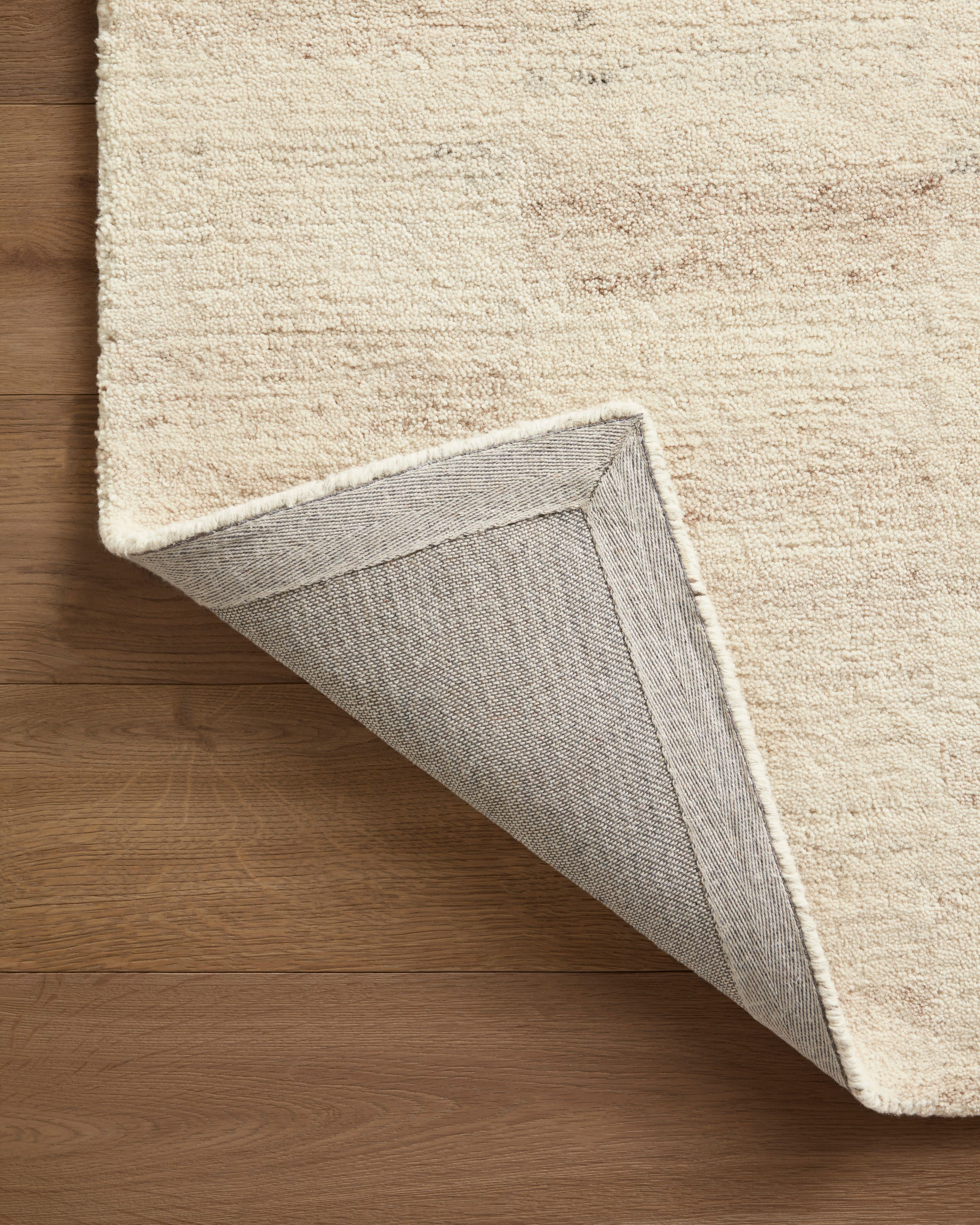 Amber Lewis x Loloi Rocky Natural / Fog Rug 1-natural fibre rugs Loloi