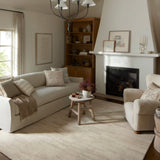 Amber Lewis x Loloi Rocky Natural / Fog Rug 1-natural fibre rugs Loloi
