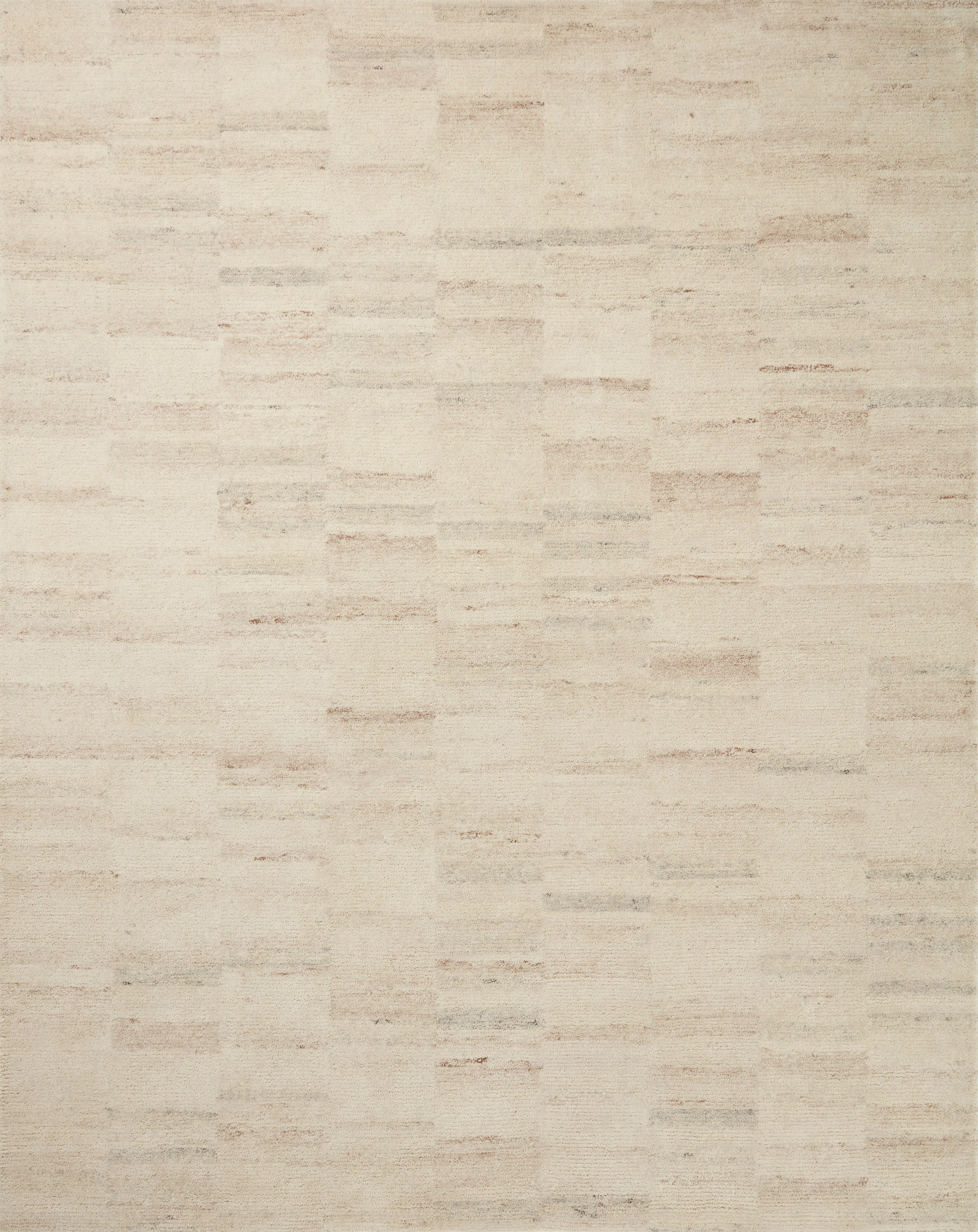 Amber Lewis x Loloi Rocky Natural / Fog Rug 1-natural fibre rugs Loloi