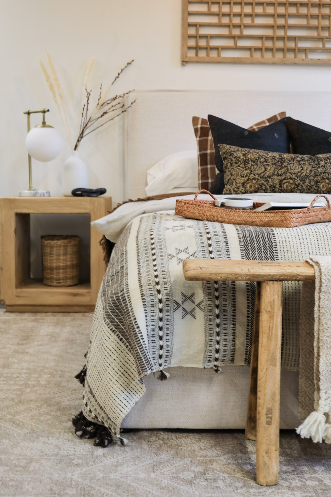 Rifle Paper Co. x Loloi/ Maison Bough Natural Rug 0 - RUGS - patterned Loloi
