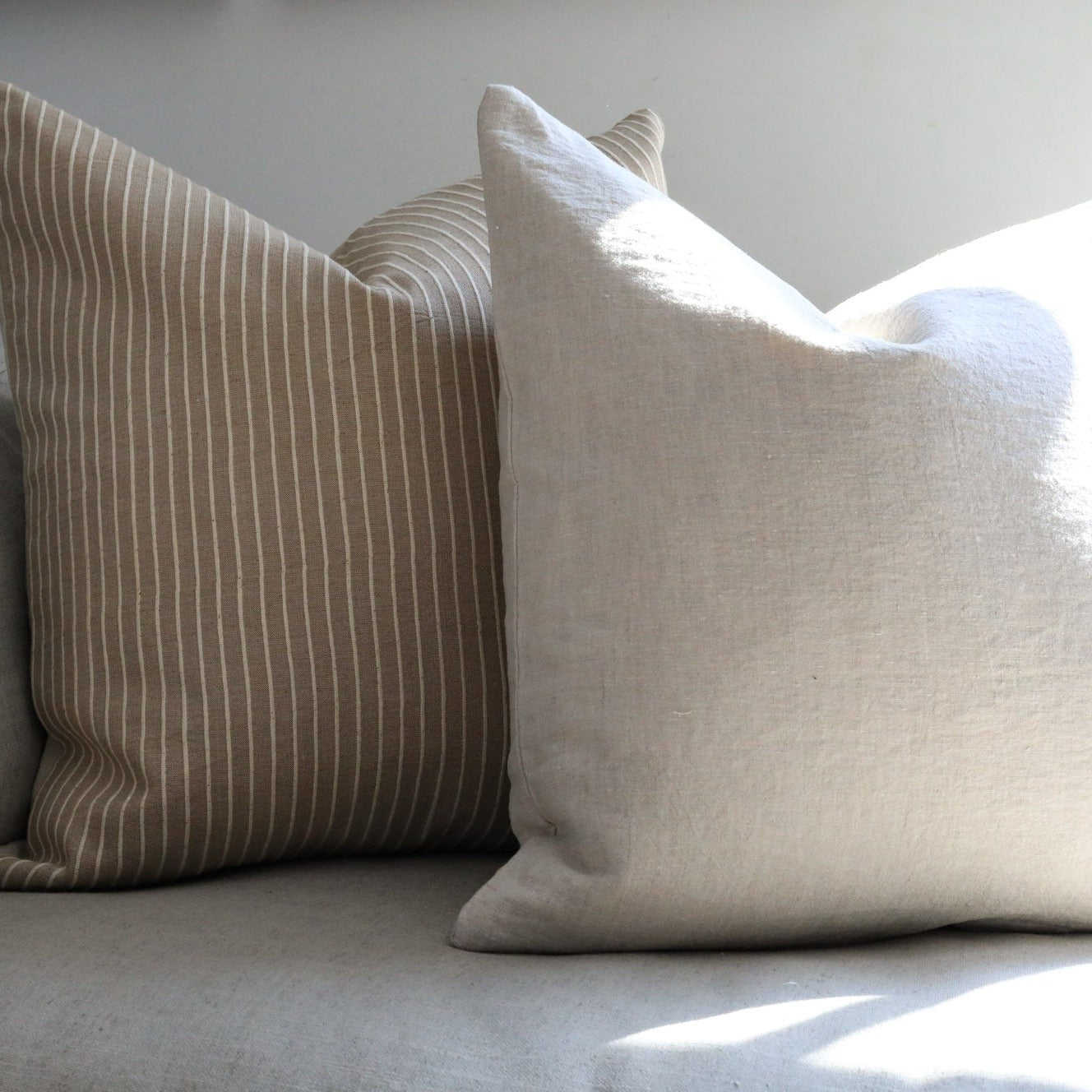 PRE ORDER - Oatmeal Linen Pillow Cover 1 - PILLOWS - linen - neutral Rug & Weave Pillows