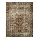 Magnolia Home by Joanna Gaines x Loloi Sinclair Rust / Lagoon Rug 0-RUGS-patterned Loloi