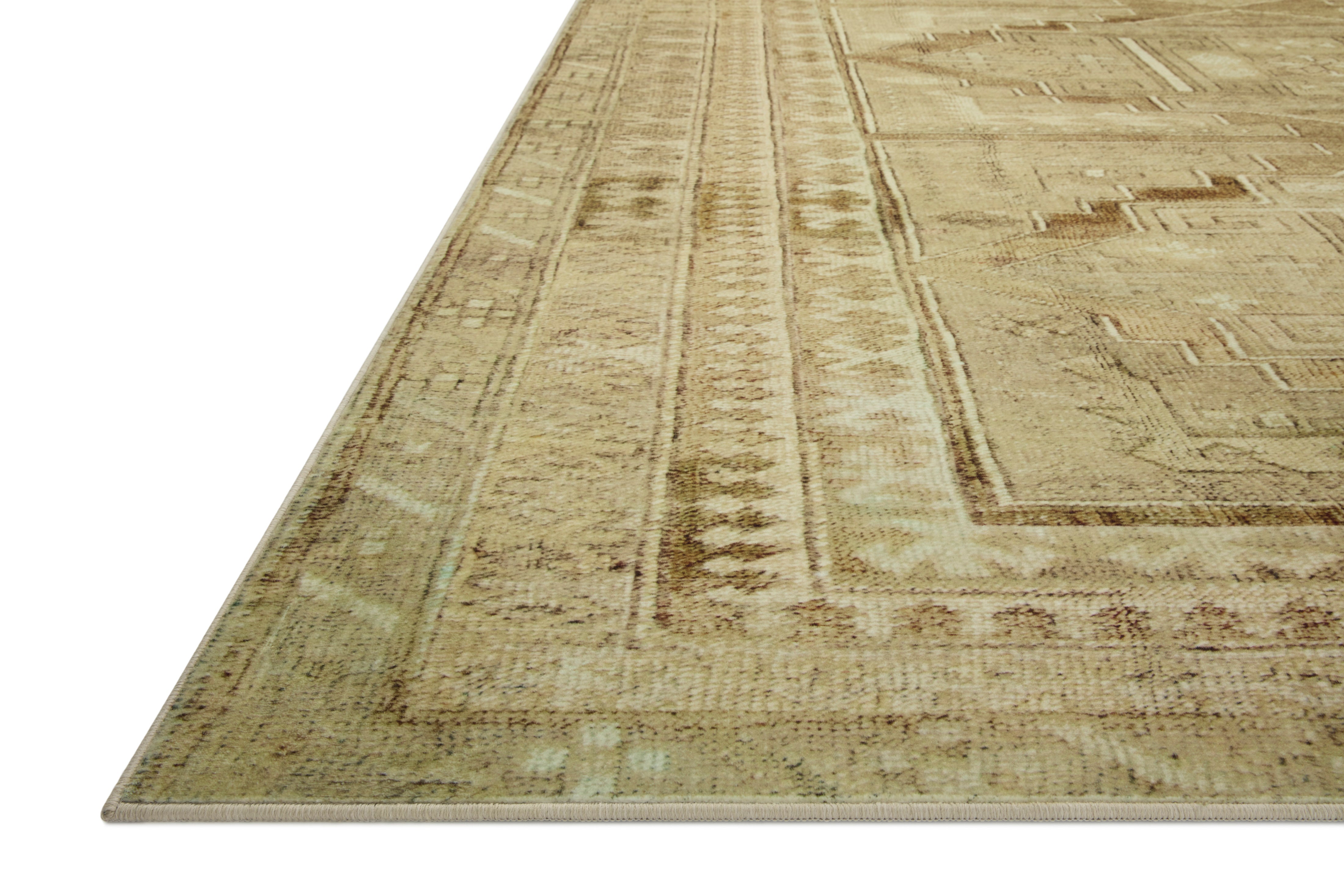 OVERSTOCK - Loloi Sinclair Khaki / Tobacco Rug - 7'6" x 9'6" IN STORE - Sale Rugs Loloi