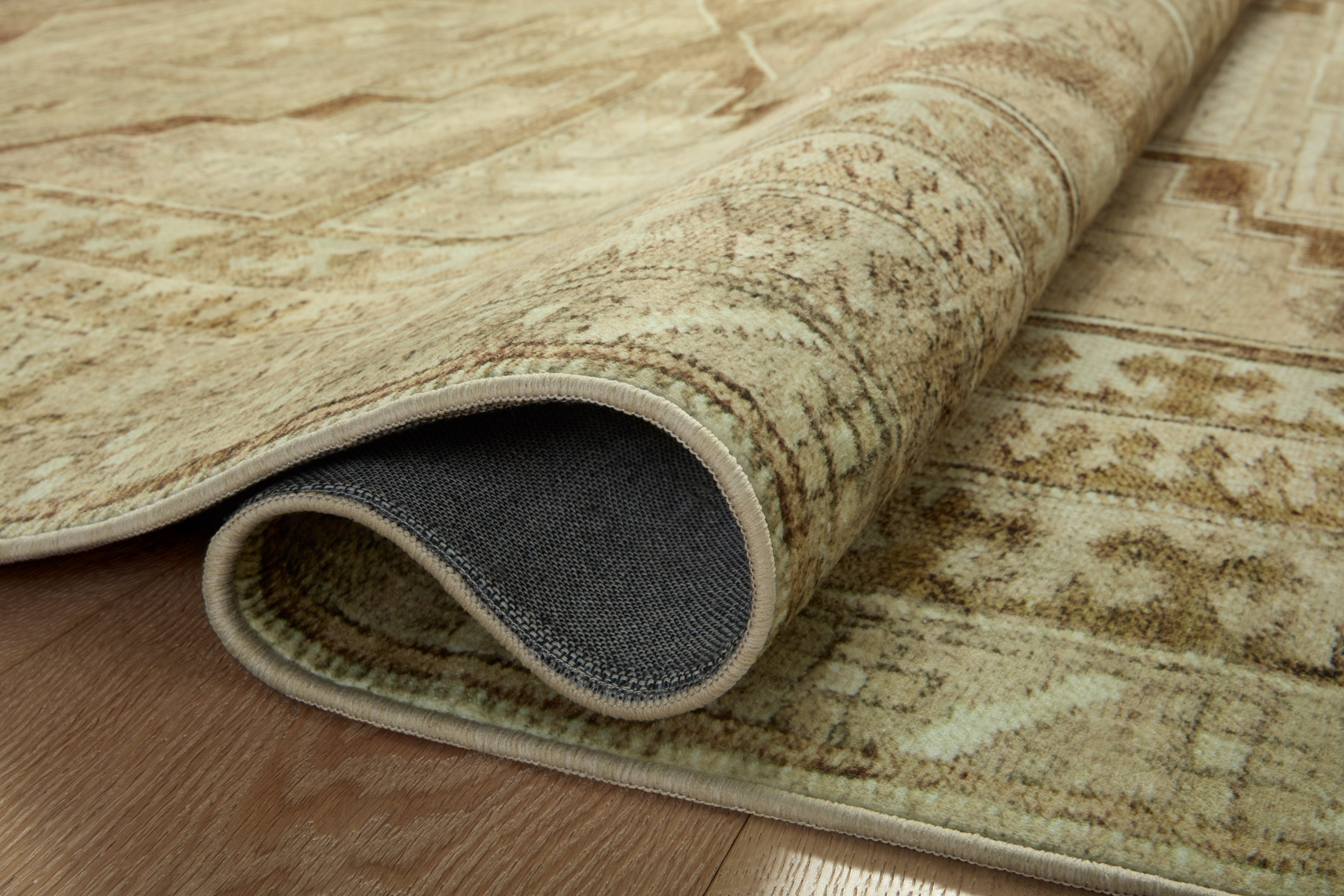 OVERSTOCK - Loloi Sinclair Khaki / Tobacco Rug - 7'6" x 9'6" IN STORE - Sale Rugs Loloi