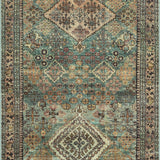 Magnolia Home by Joanna Gaines x Loloi Sinclair Turquoise / Multi Rug 1 - RUGS - patterned Loloi