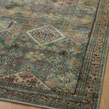 Magnolia Home by Joanna Gaines x Loloi Sinclair Turquoise / Multi Rug 1 - RUGS - patterned Loloi