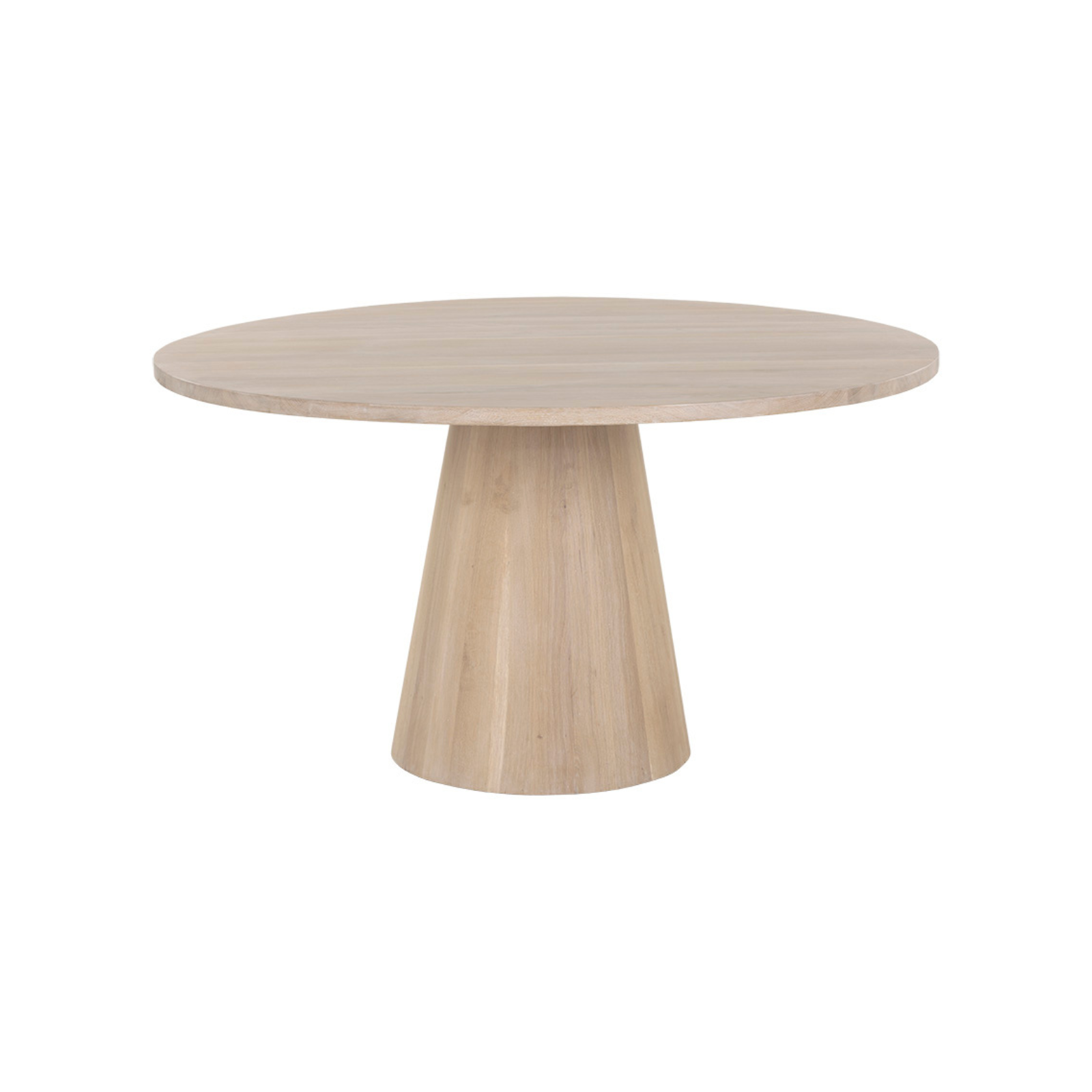 Althea Dining Table / Light Oak 9 - a - FURNITURE - dining table - round Sunpan