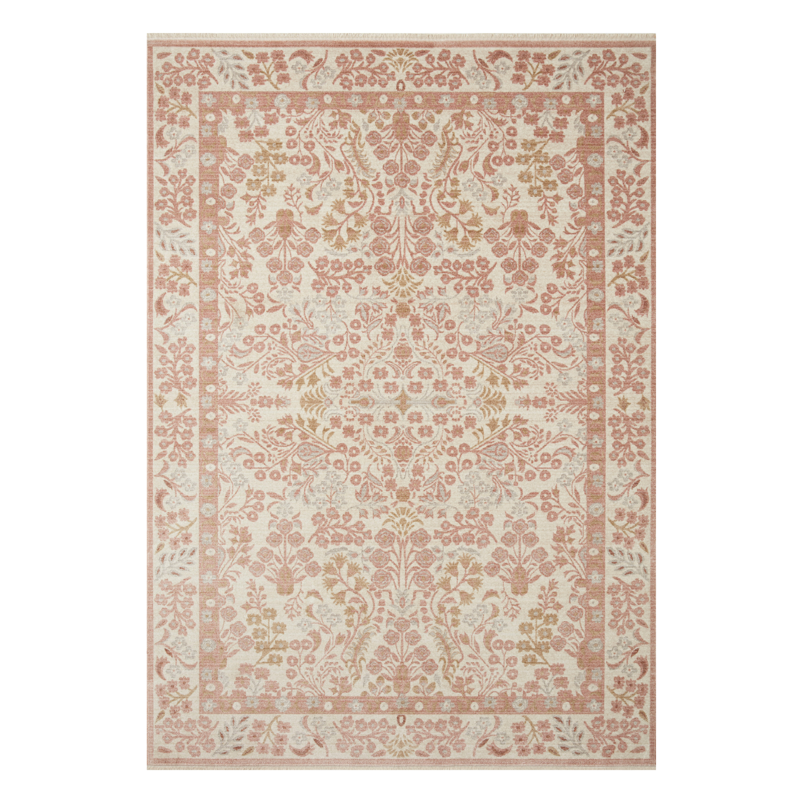 Rifle Paper Co. x Loloi Holland Blush Rug 1-RUGS-patterned Loloi