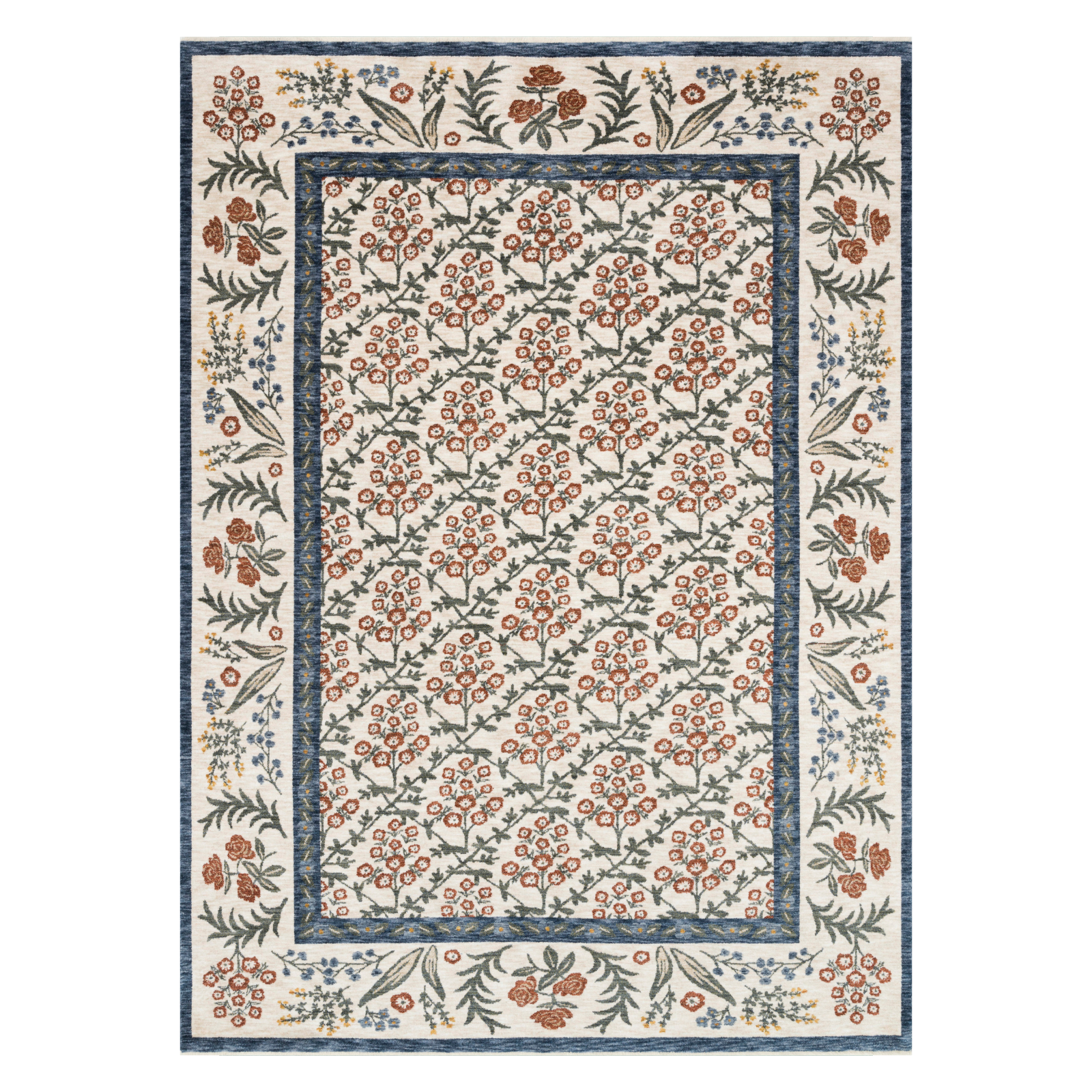 Rifle Paper Co. x Loloi Kismet Garden / Cream Rug 0-RUGS-patterned Loloi