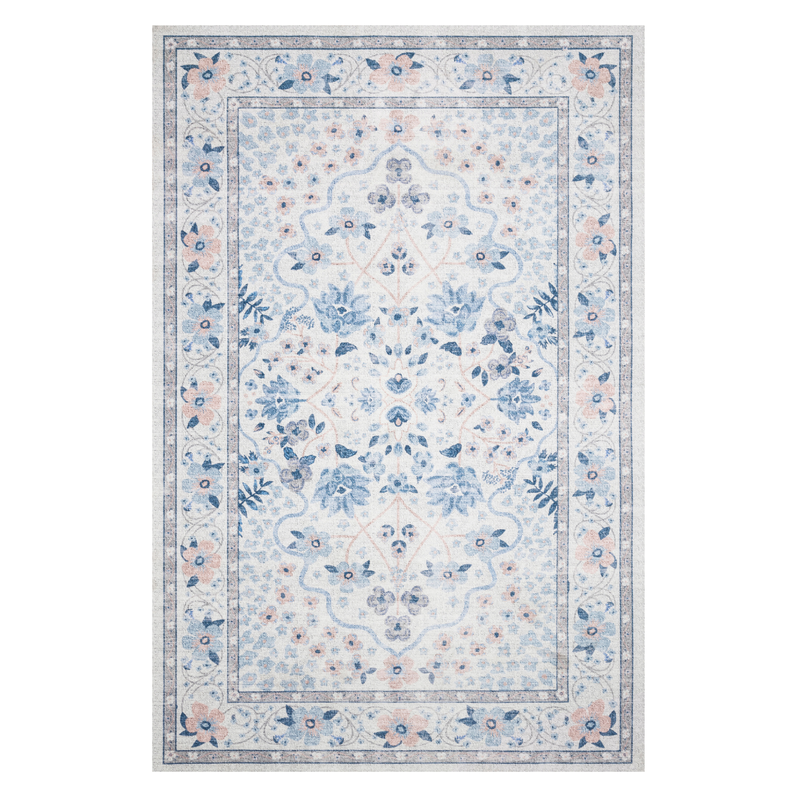 Rifle Paper Co. x Loloi Palais Snow / Sky Rug 2-patterned rugs Loloi