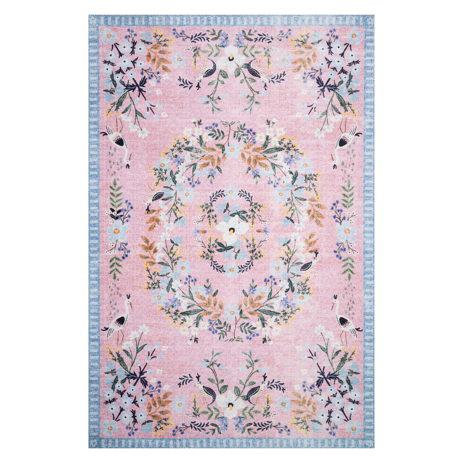 Rifle Paper Co. x Loloi Palais Rose / Sky Rug 2-patterned rugs Loloi