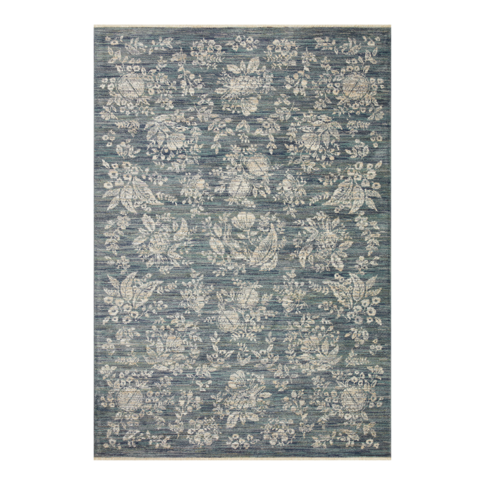 Rifle Paper Co. x Loloi Provence Indigo Rug 1-RUGS-patterned Loloi