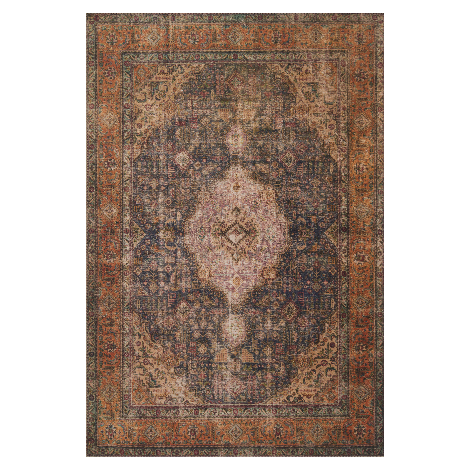 Loloi Loren Plum / Multi Rug 2-patterned rugs Loloi