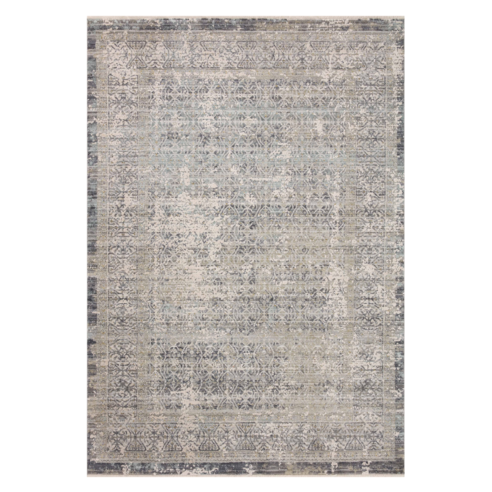 Amber Lewis x Loloi Alie Sky / Stone 0-patterned rugs Loloi