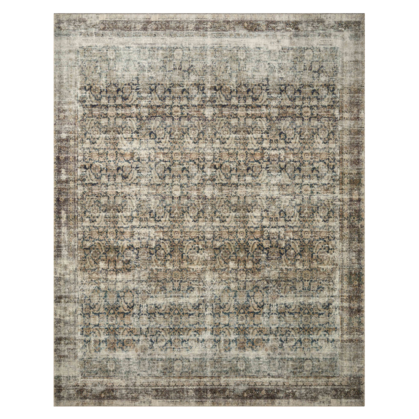 Amber Lewis x Loloi Morgan Navy / Sand 0-patterned rugs Loloi
