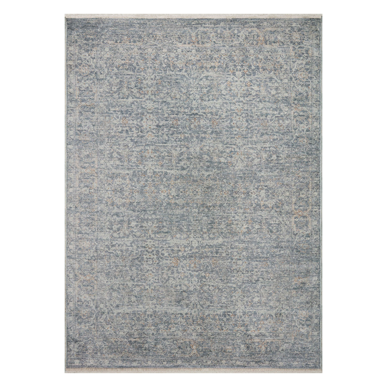 Angela Rose x Loloi Blake Denim/ Taupe Rug 0-RUGS Loloi