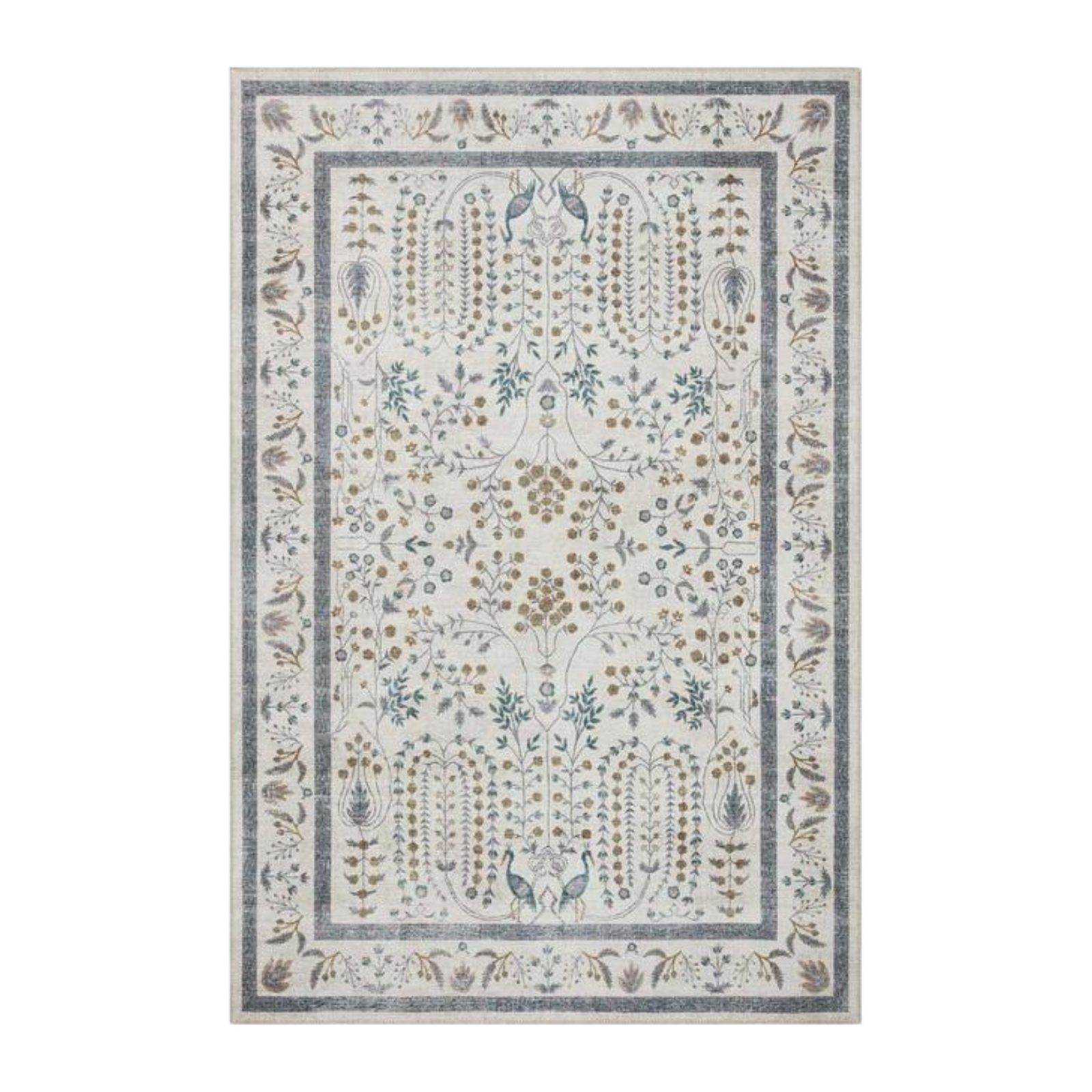 Rifle Paper Co. X Loloi Maison Wisteria Cream Rug 3 - RUGS - patterned Loloi