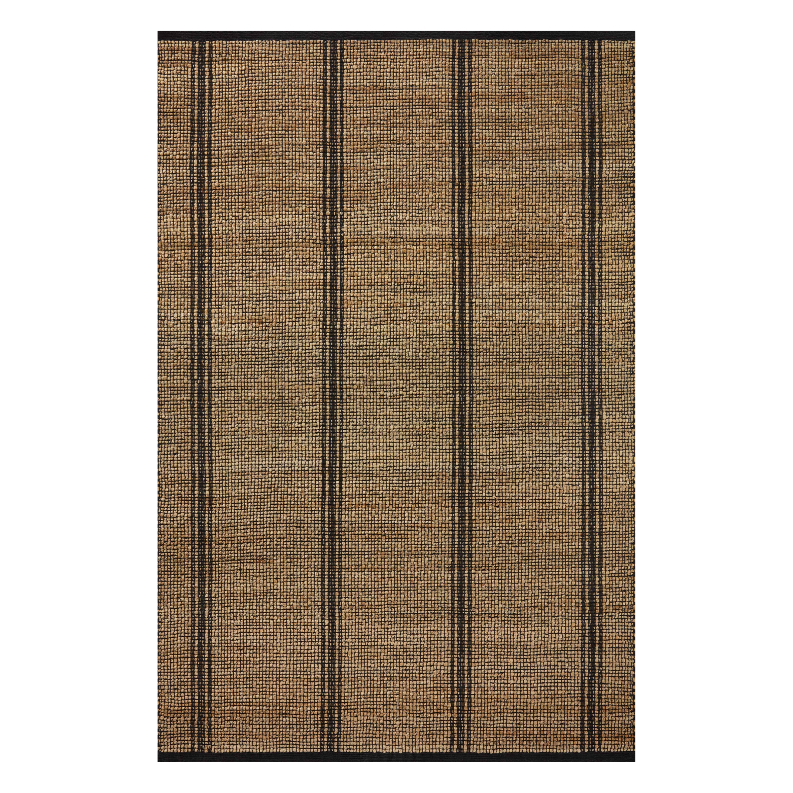 Angela Rose x Loloi Colton Natural/ Black Rug 0-RUGS Loloi
