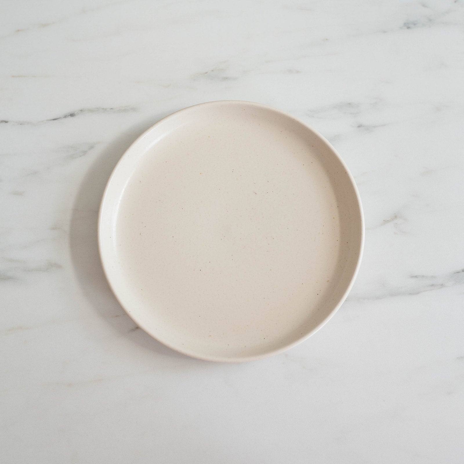 PRE-ORDER - Ceramic Vanilla Plate plate David Shaw Salad Plate