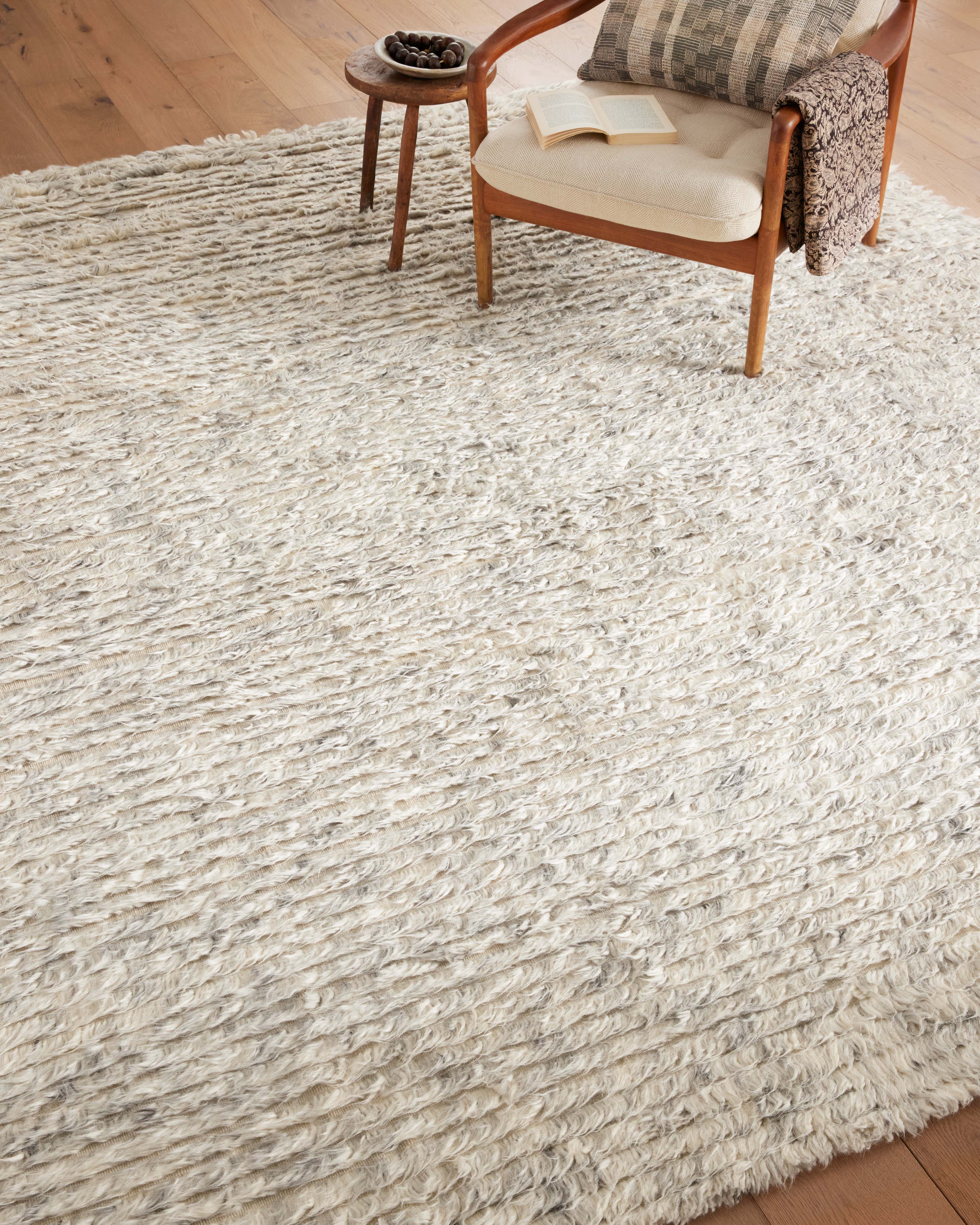 Amber Lewis x Loloi Woodland Silver Rug 2-natural fibre rugs Loloi