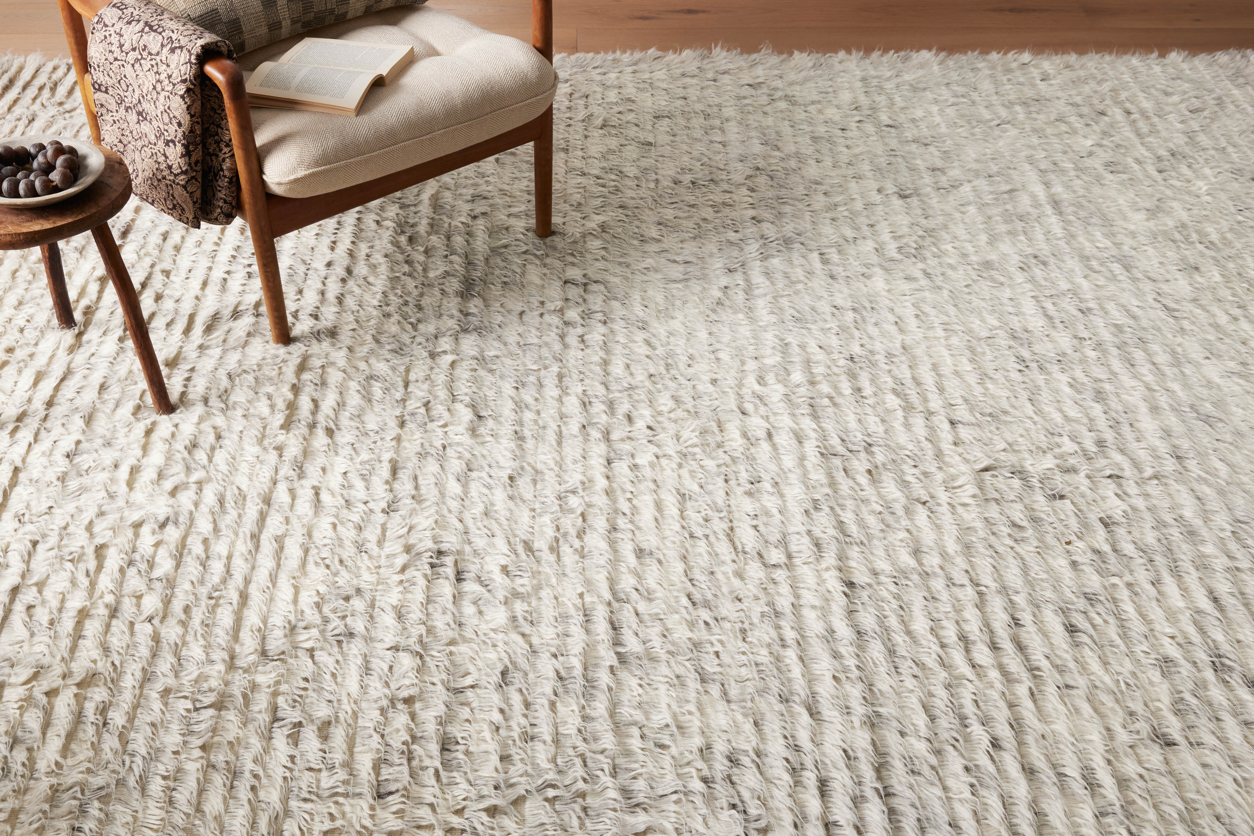 Amber Lewis x Loloi Woodland Silver Rug 2-natural fibre rugs Loloi