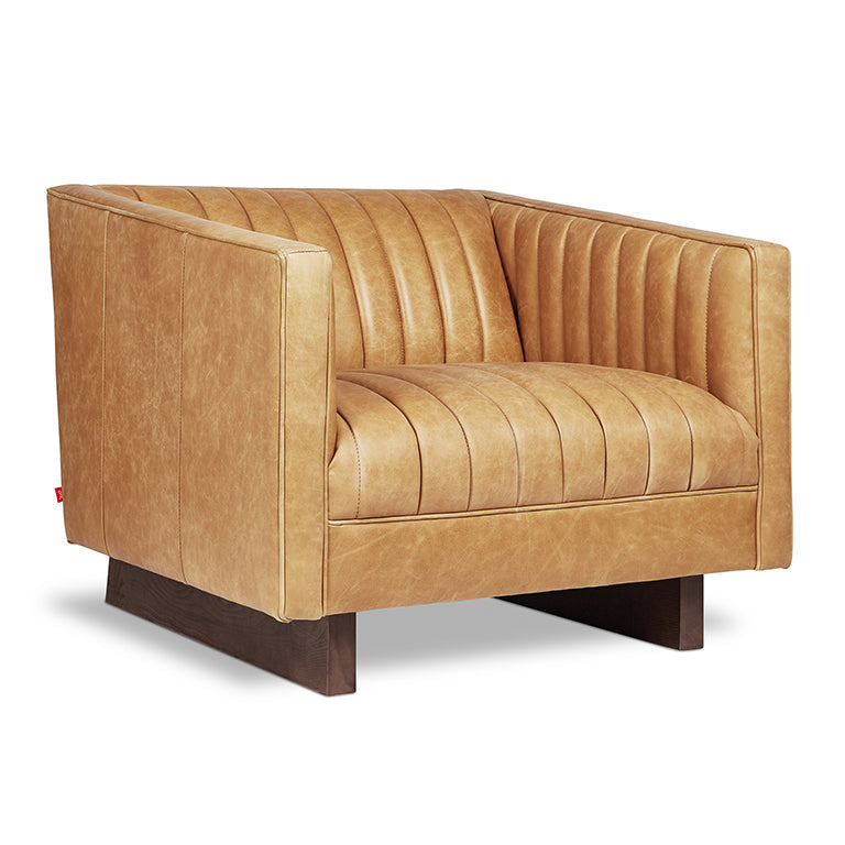 Gus* Modern Wallace Chair 3 - FURNITURE - chair Gus Canyon Whiskey Leather