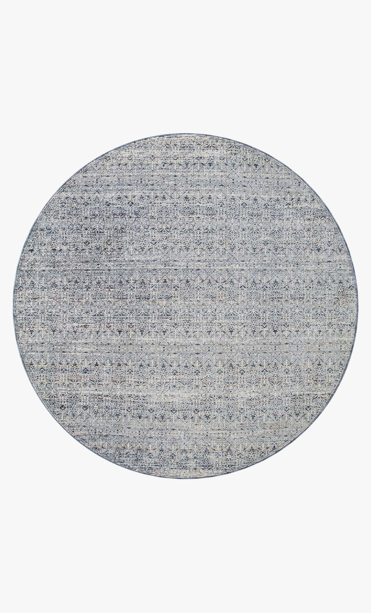Amber Lewis x Loloi Zuma Denim / Ivory Rug 2-RUGS - patterned Loloi