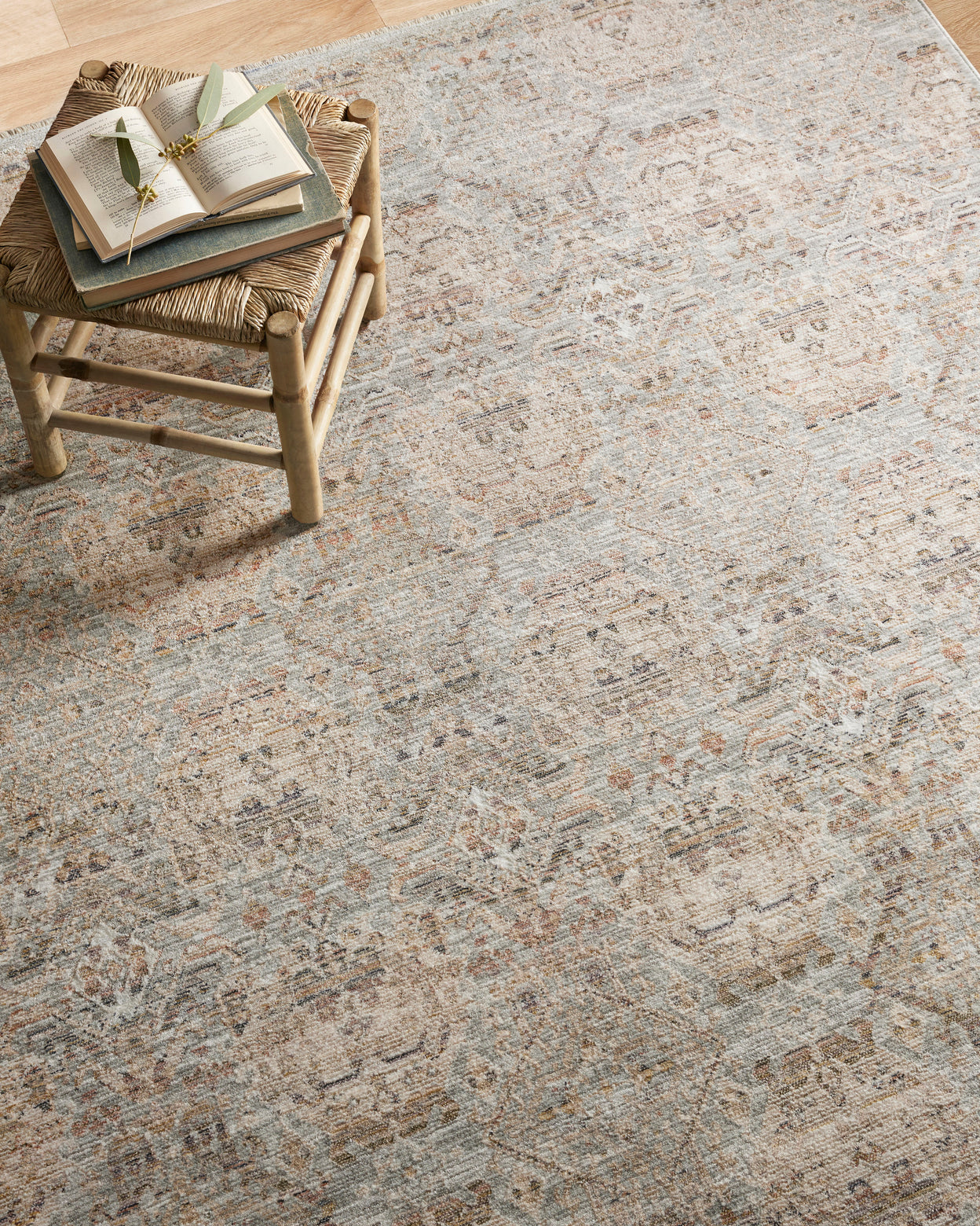 Amber Lewis x Loloi Zuma Silver / Multi 2-RUGS - patterned Loloi