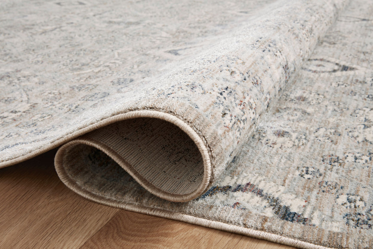 Amber Lewis x Loloi Zuma Silver / Sky 2-RUGS - patterned Loloi