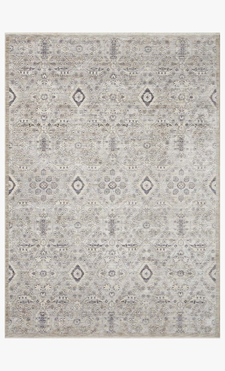 Amber Lewis x Loloi Zuma Silver / Sky 2-RUGS - patterned Loloi