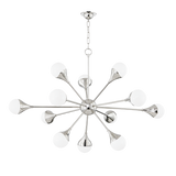 Ariana Chandelier LIGHTING - chandelier Hudson Valley Lighting Polished Nickel