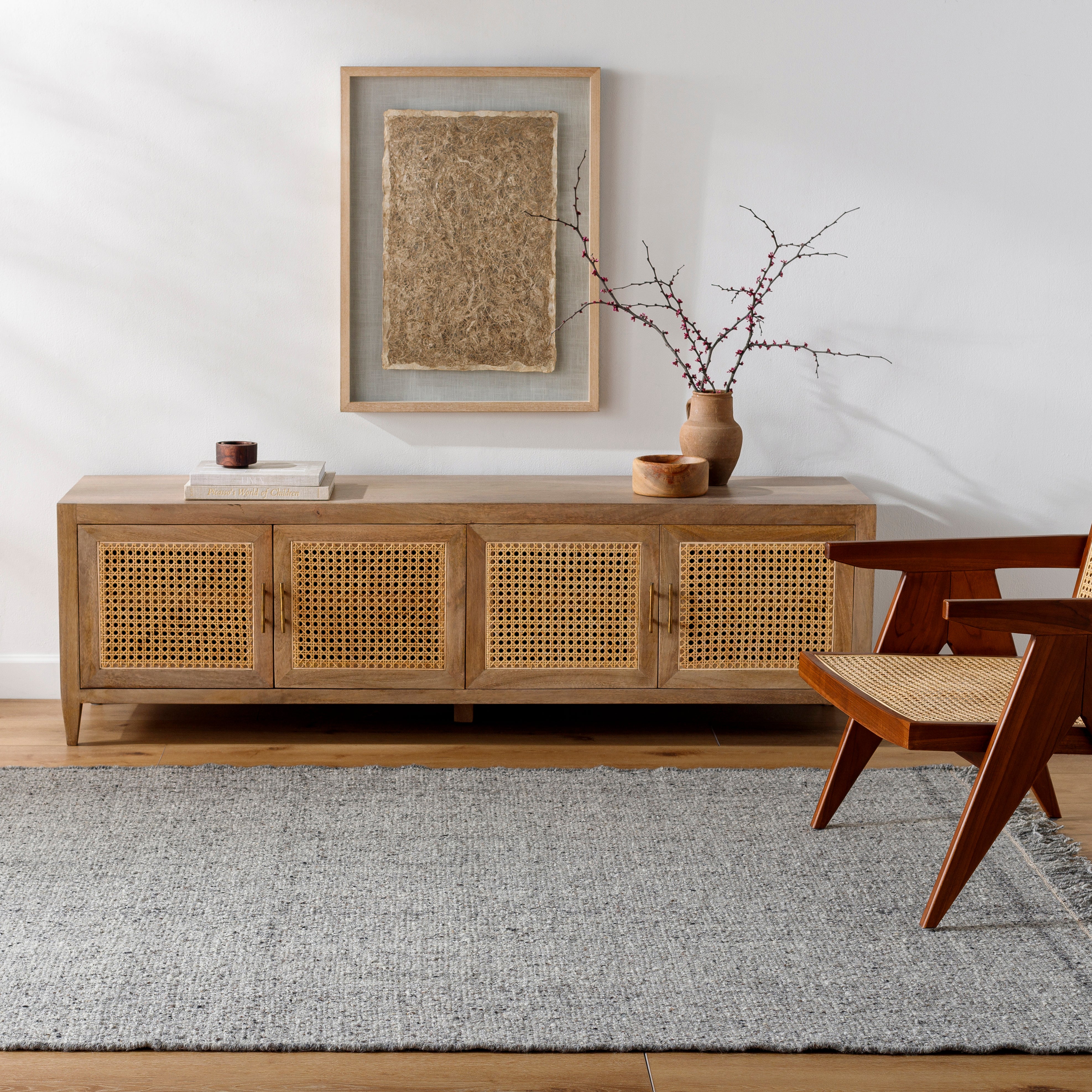 Aarwyn Silver Rug 0-RUGS - wool Surya
