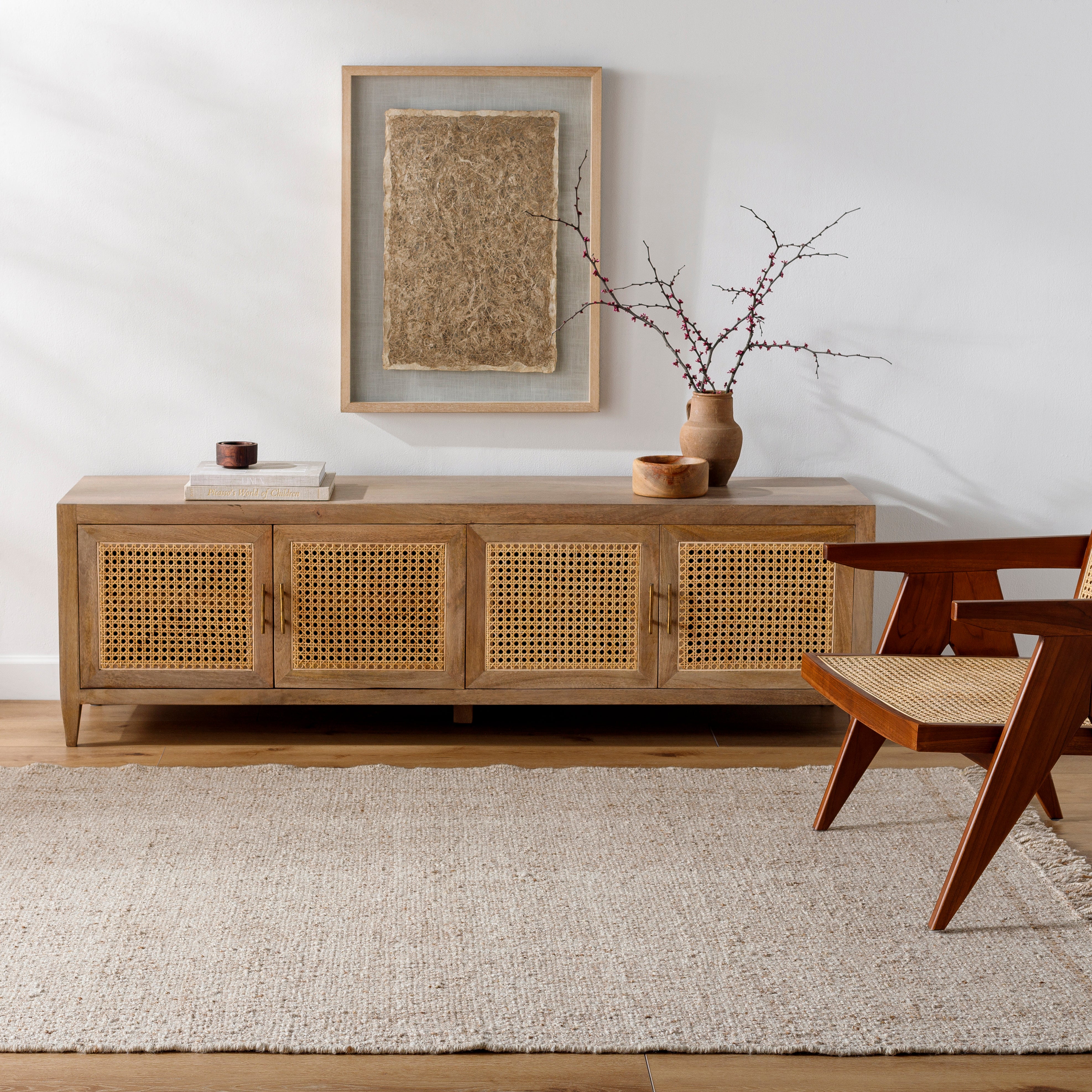 Aarwyn Natural Rug 0-RUGS - wool Surya