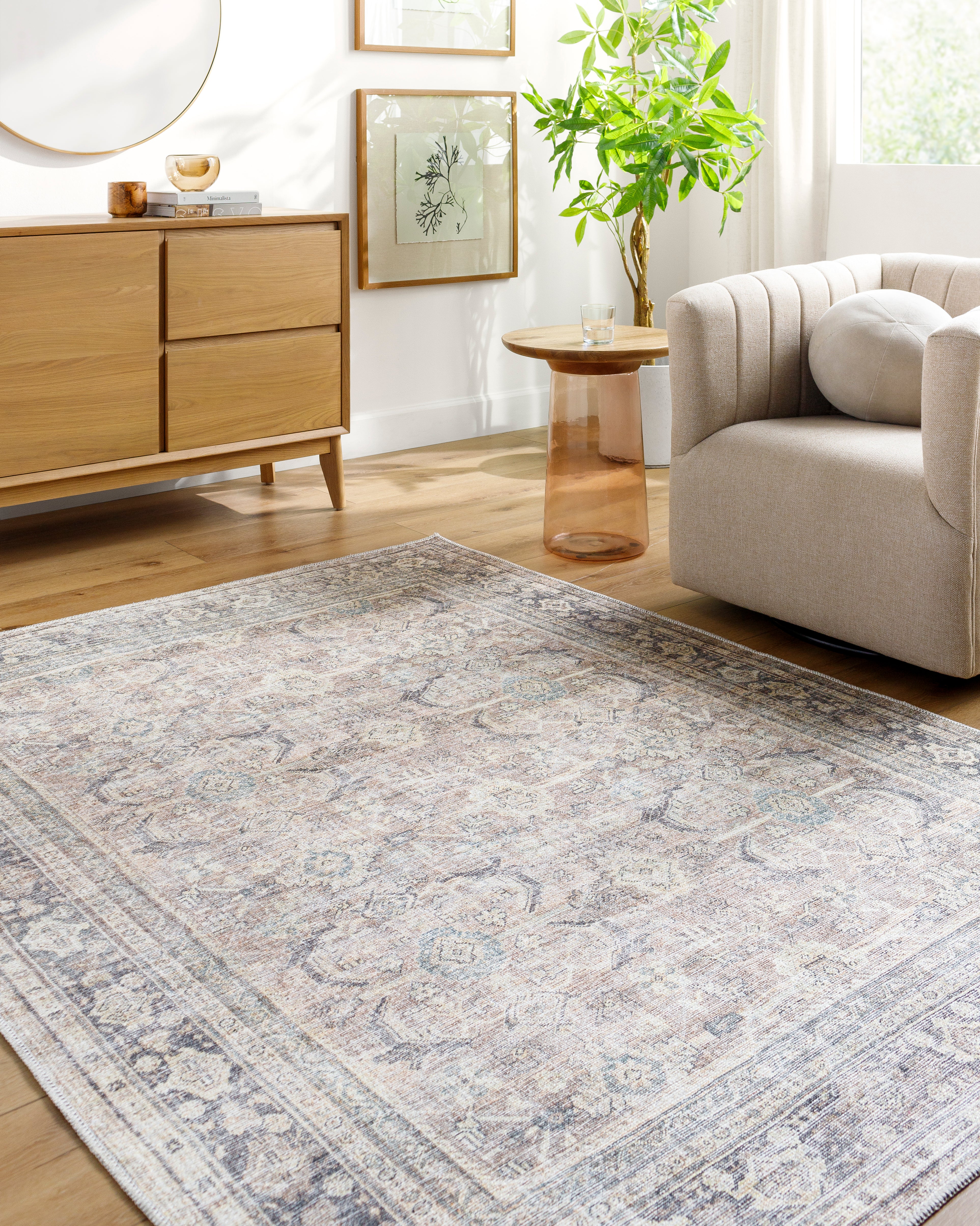 Becki Owens Darling Rust / Charcoal Rug 1 - RUGS - patterned Surya