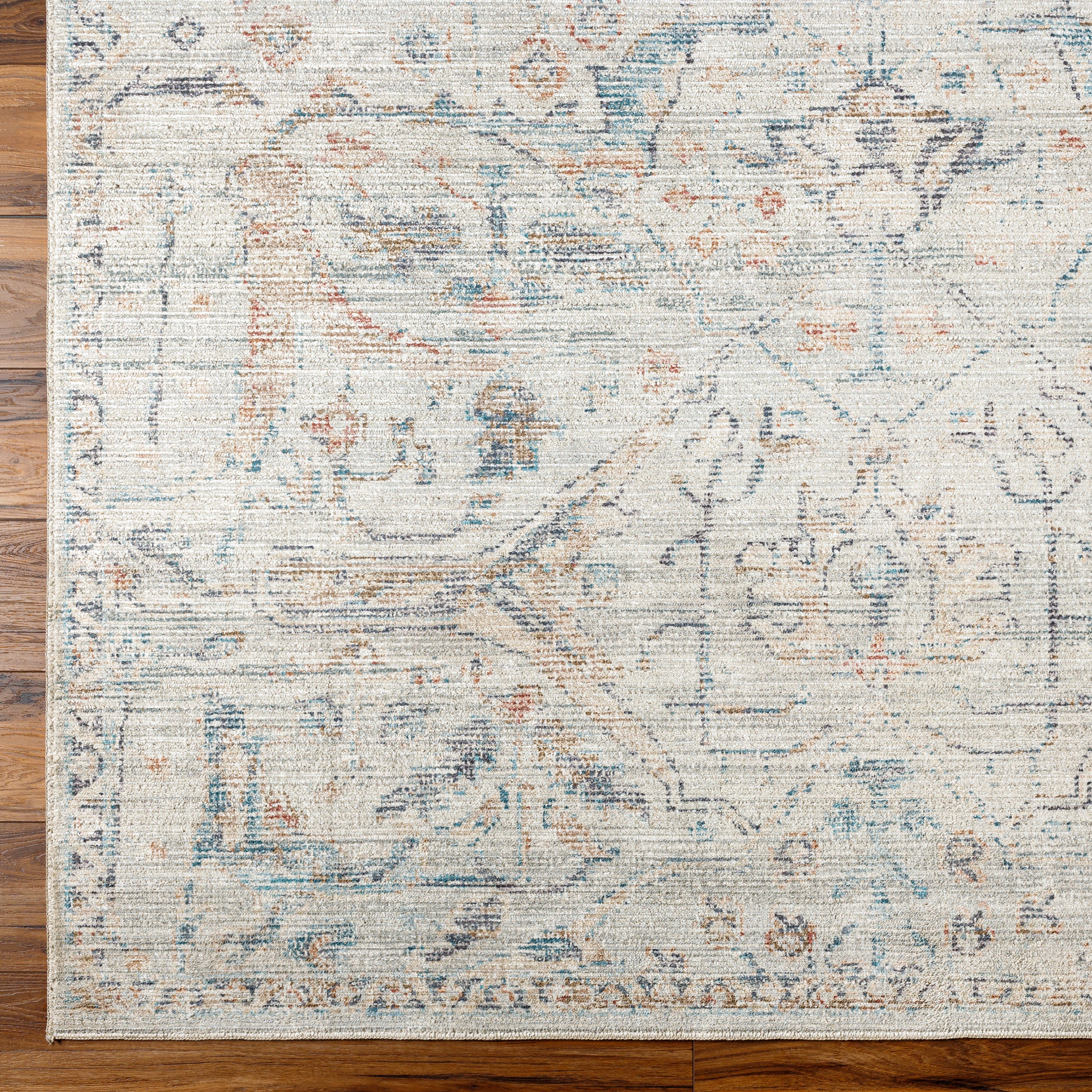 Becki Owens Marlene Denim / Multi Rug 0-RUGS-patterned Surya